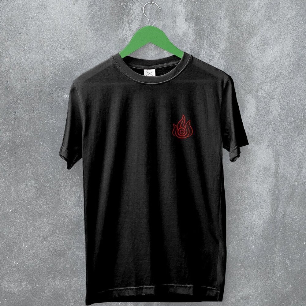 Avatar The Last Airbender Fire Element Anime Cartoon Series Graphic Art T-Shirt